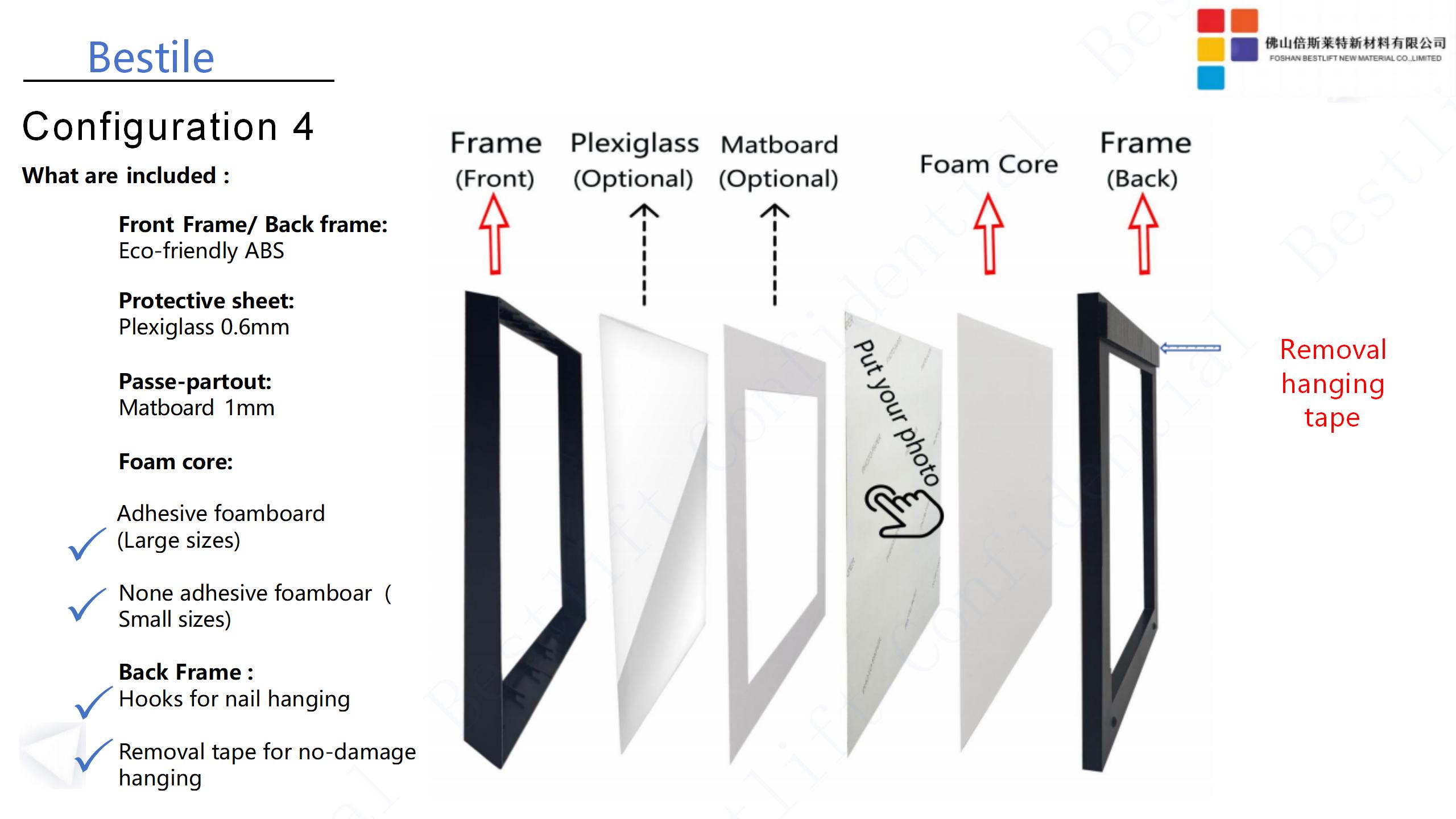 Self-adhesive Photo Frame