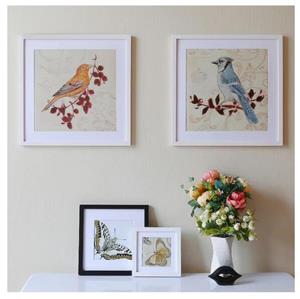 Set of 9pcs 8x8inch Peel and Stick Photo Tile with Matboard and Plexiglass for Home Decoration