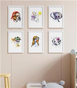 9pcs Pack 8x12inch Easy Removal and Customized Picture Frame for Stylish Wall Decoration