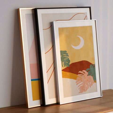 بسته 5 عددی 12x16 اینچی قاب عکس ABS سبک وزن با قاب عکس پلکسی گلاس با نوار جداکننده و قلاب در پشت