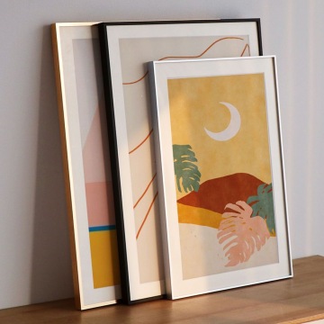 5pcs Pack 12x16inch Lightweight ABS Picture Frame with Plexiglass Photo Frame with Removal Tape and Hook on The Back