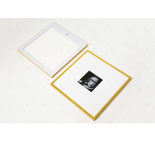 Set of 60pcs12x12inch Square Photo Frame With10x10in Opening Matboard and Restickable Tape on The Back for Wall Decoration