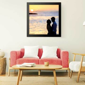 30x30cm Square Photo Frame with Reusable Magnetic Sticker on the back for Photo Display