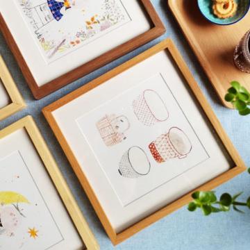 16x16inch Reusable and Restickable Magnetic Picture Frames for Wall Decoration