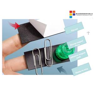 Removable Magnetic Adhesive Tape,50x50mm Flexible Magnetic Sheets with Adhesive Backing for Crafts, Photos and Wall Art