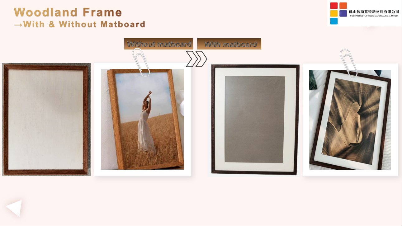 Customizable Wood Picture Frames