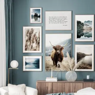 Mixtiles 27x36 tum Skadefria Magnetiska Väggramar | Återanvändbart Självhäftande | Väggdekor för Hem & Butik | Rea