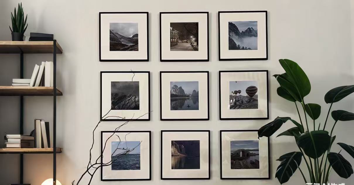 Magnetic Picture Frames with Easy Peel-and-Stick Design for Versatile Wall Art