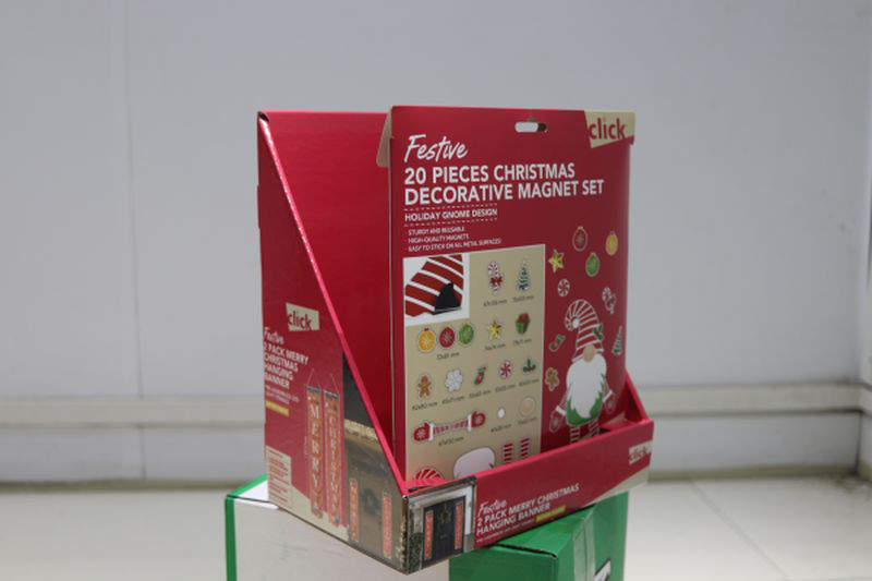 Custom cardboard display stand for Christmas gift