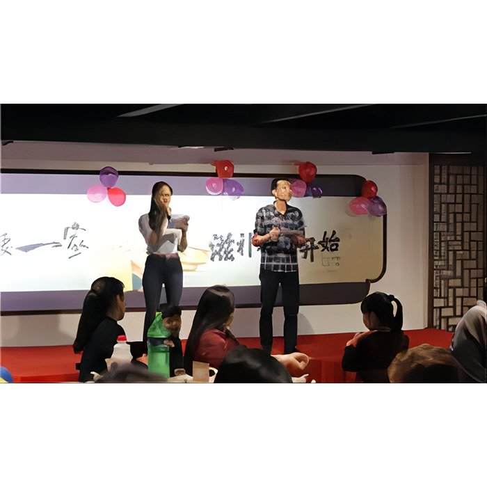 2017 Annual party of caiyijie pop display factory