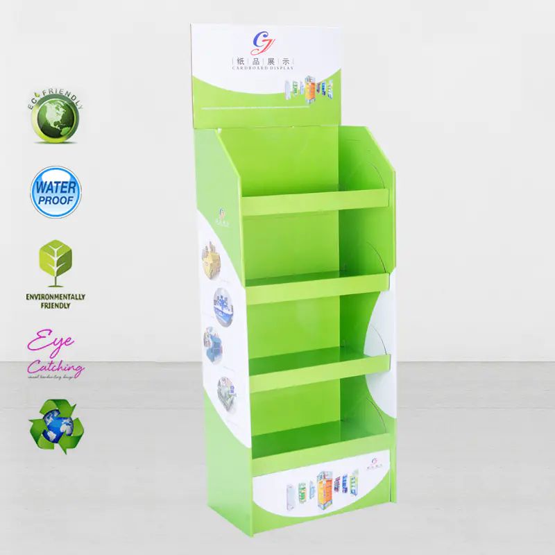 Supply Folding POP UP Cardboard Paper Display Rack Stand For Crisp Chip ...