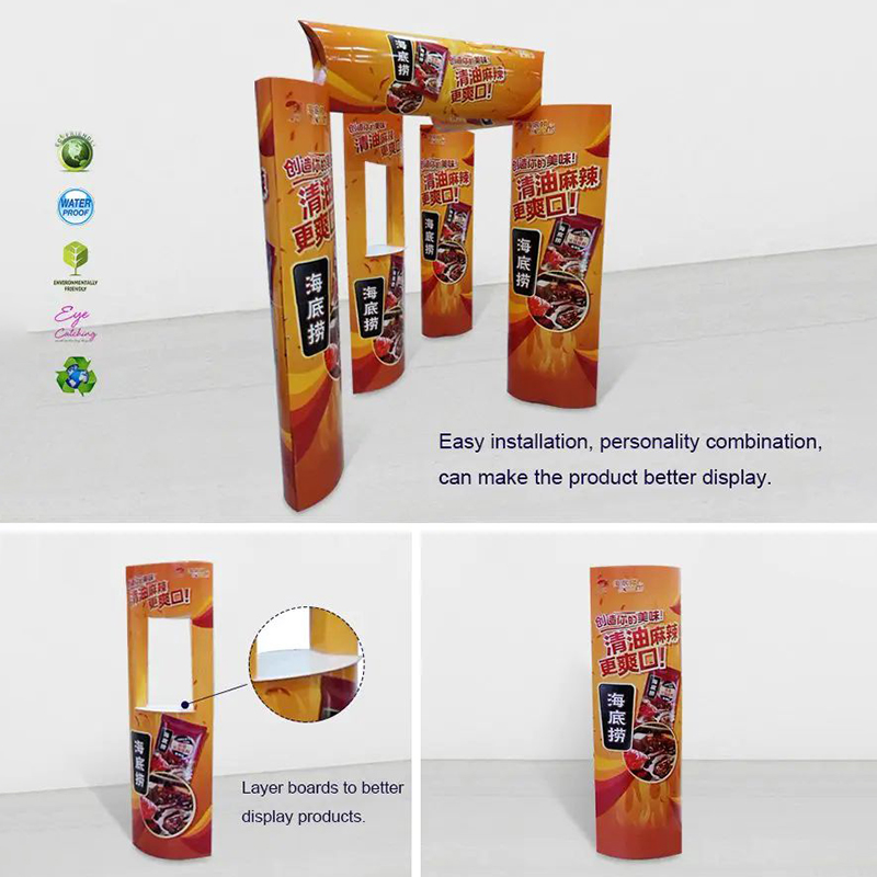 Custom na Cardboard Advertising Lama Standee Cutout Display