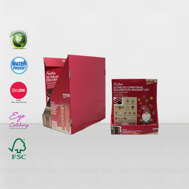 Печатни картонени ПОЗ кутии за показване на продукти на дребно за поздравителна картичка