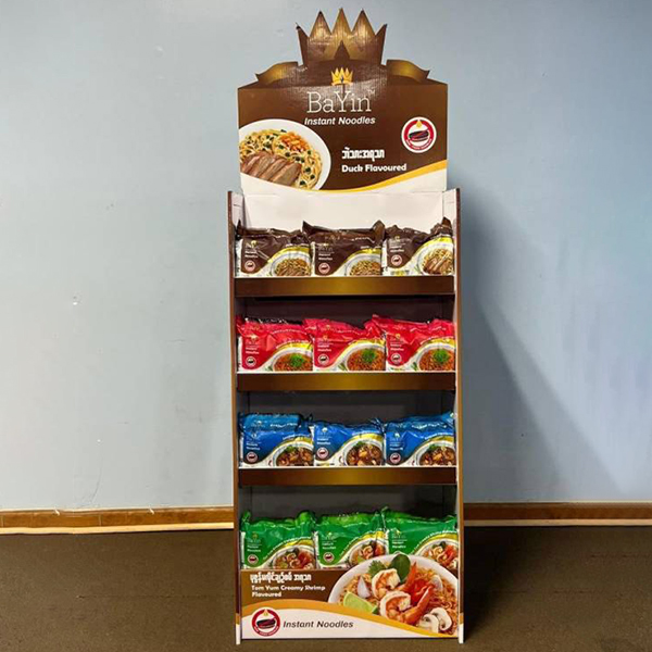 Cardboard Display Stand For Food