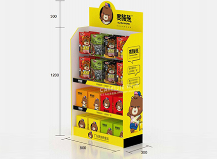 Cardboard Display Stand For Snack