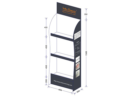 Cardboard Display For Commodity