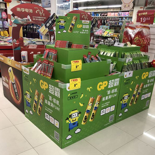 Cardboard Display For Commodity