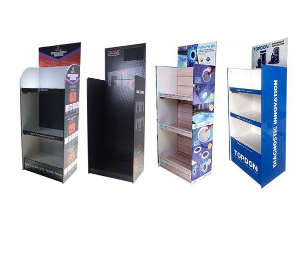 Cardboard floor display shelf installation and duty test video