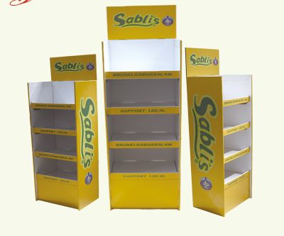 How cardboard display manufacturers install drinking stand video?