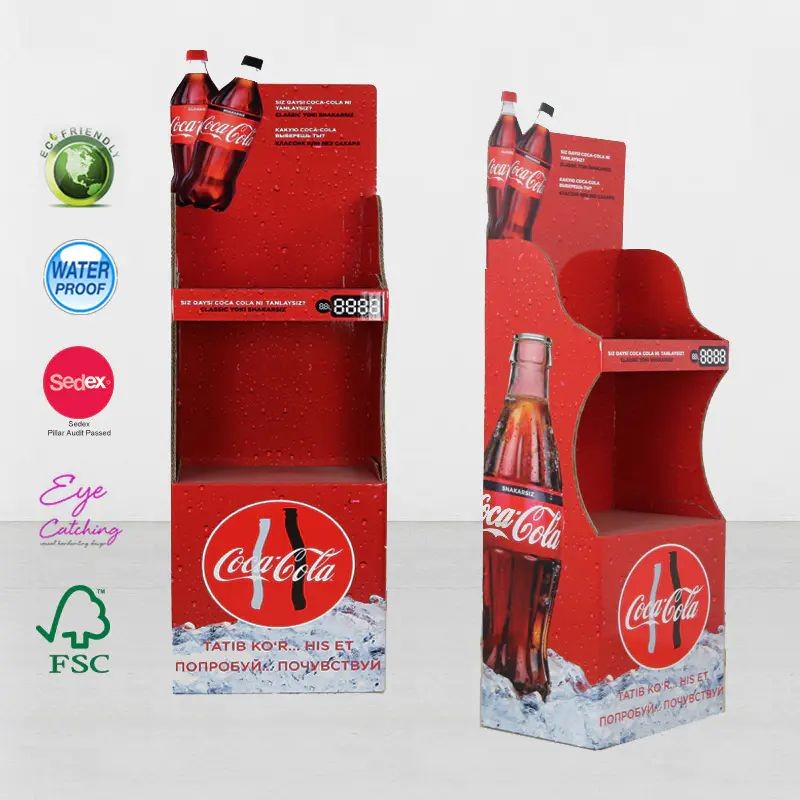 cardboard floor display stands