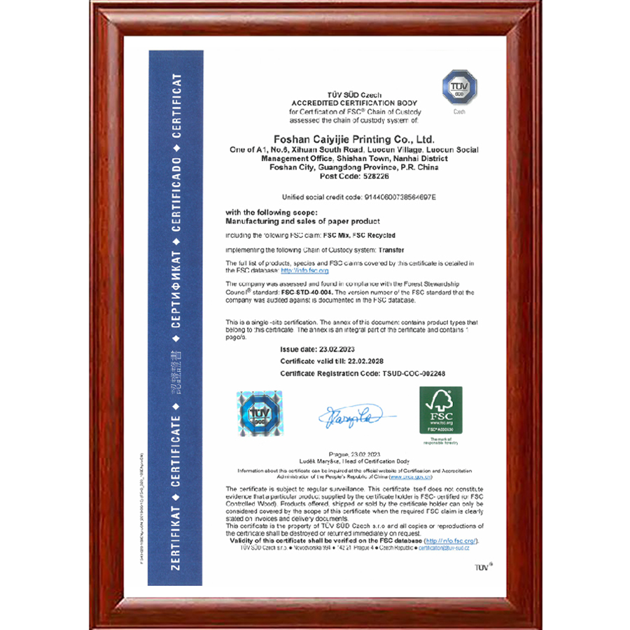 FSC Recycled material