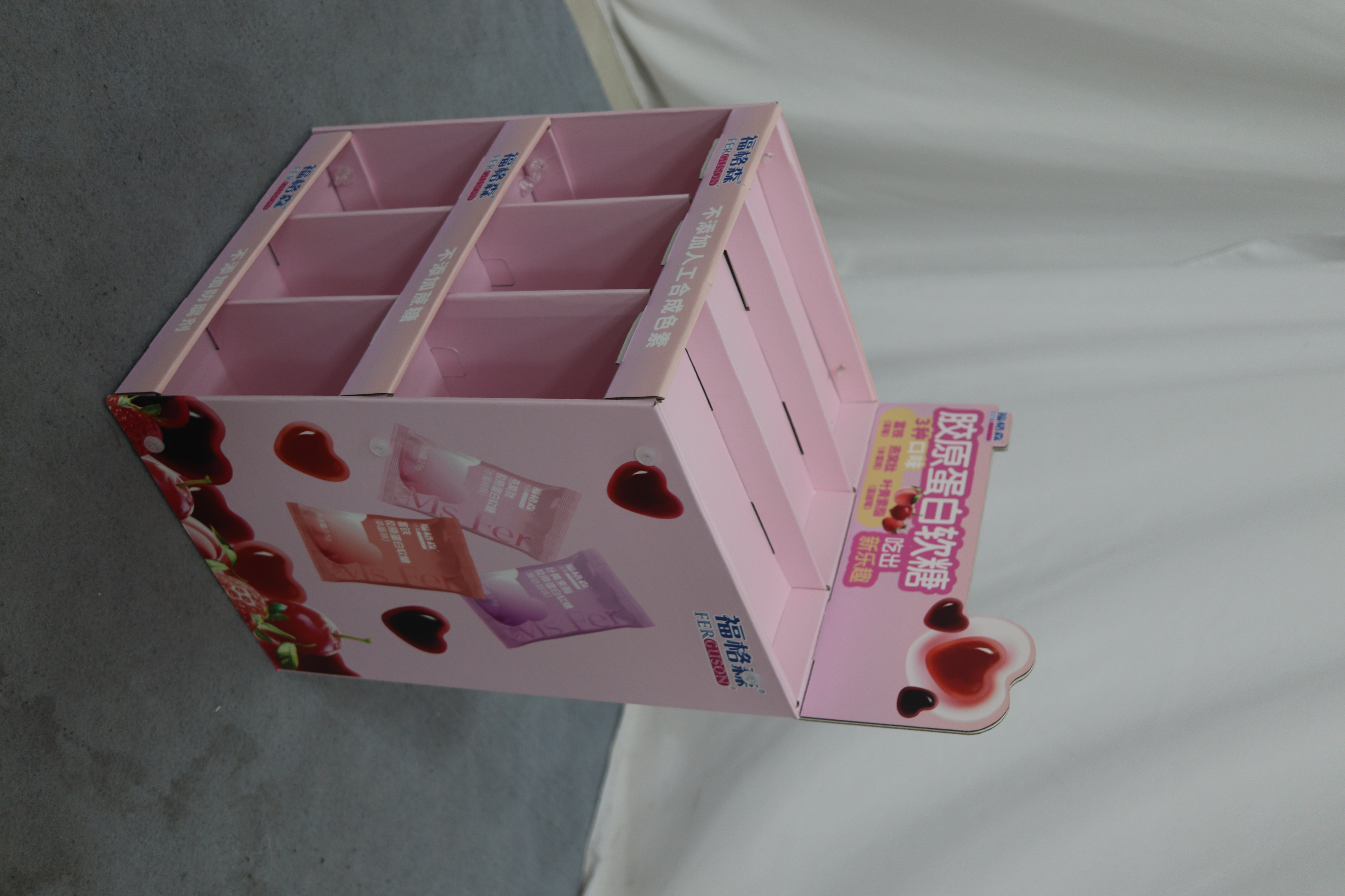 cardboard floor display stands