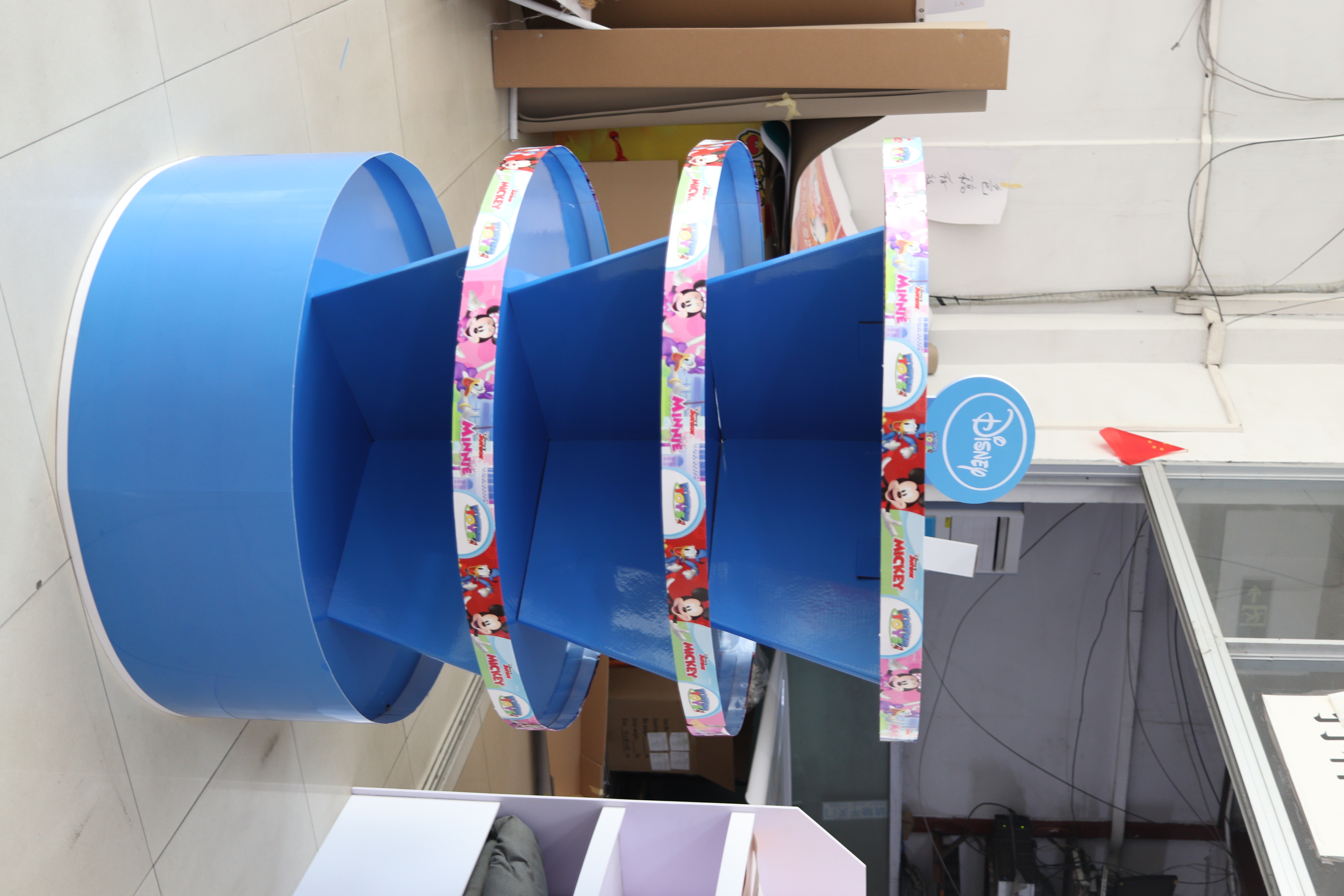 cardboard floor display stands