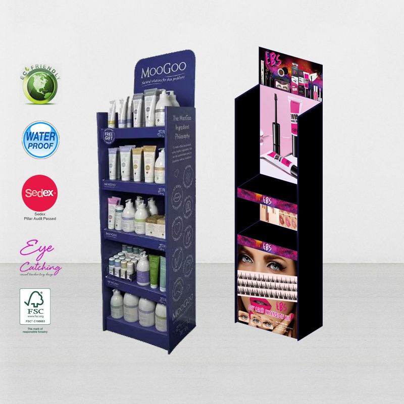 cardboard market stand