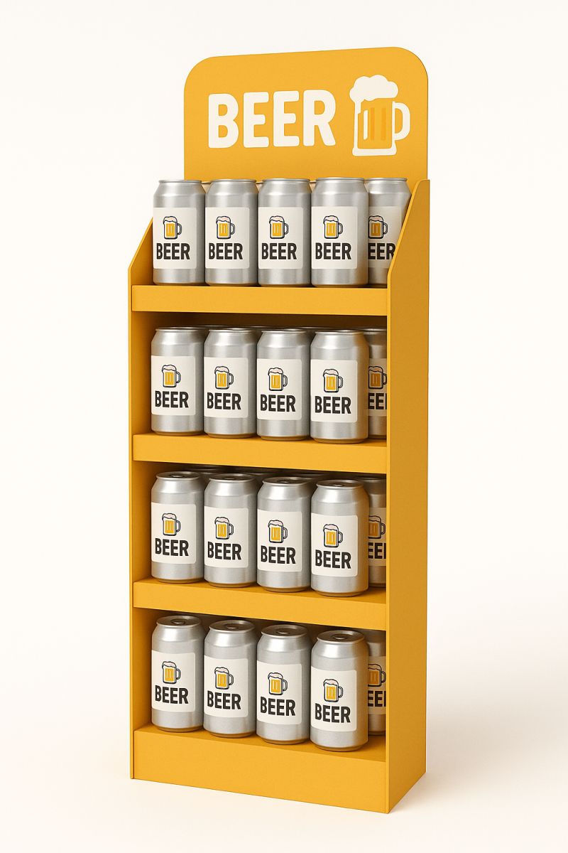 custom printed beverage display custom printed beverage display