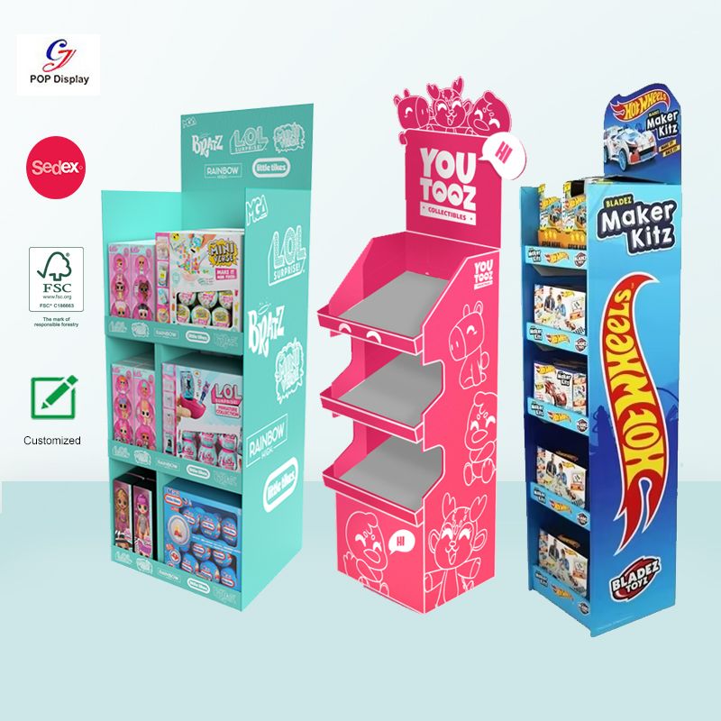 Christmas cardboard display stand Christmas cardboard display stand