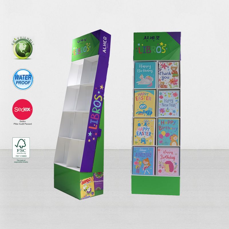 Recyclable Cardboard Display Stand for Greeting Card