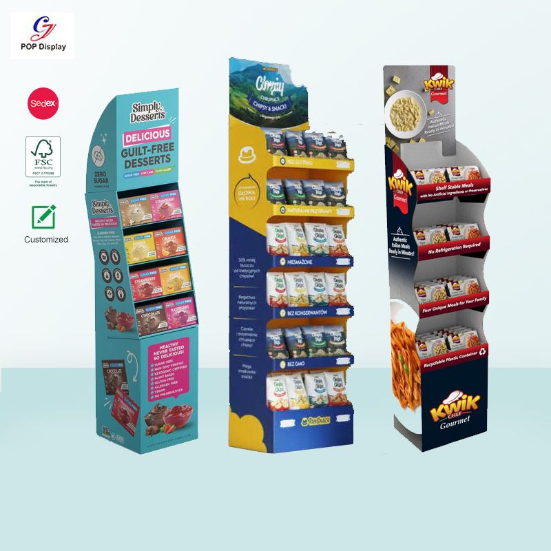 cardboard free standing display units