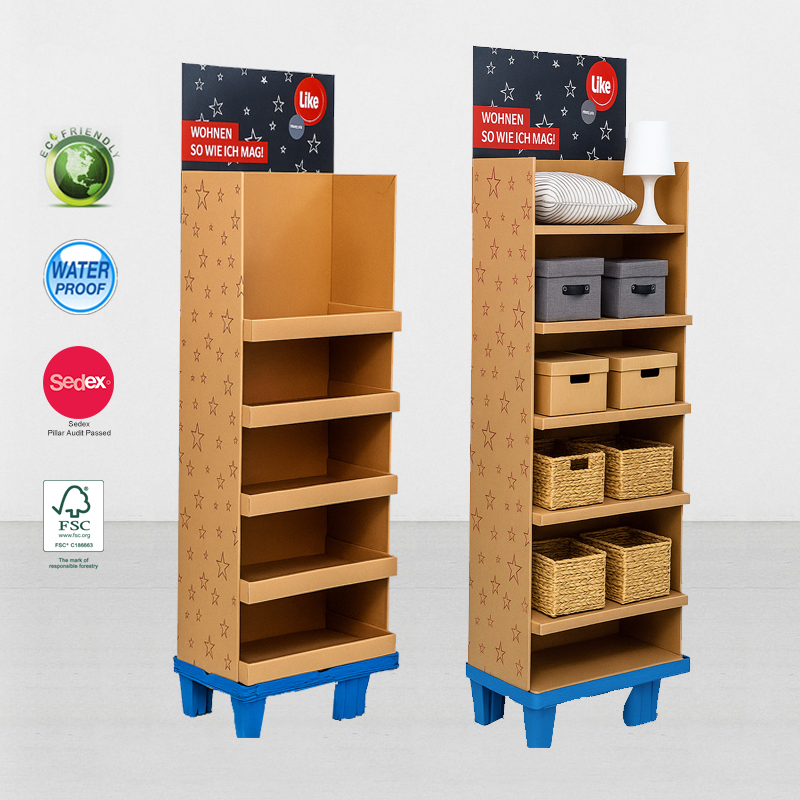 corrugated retail displays