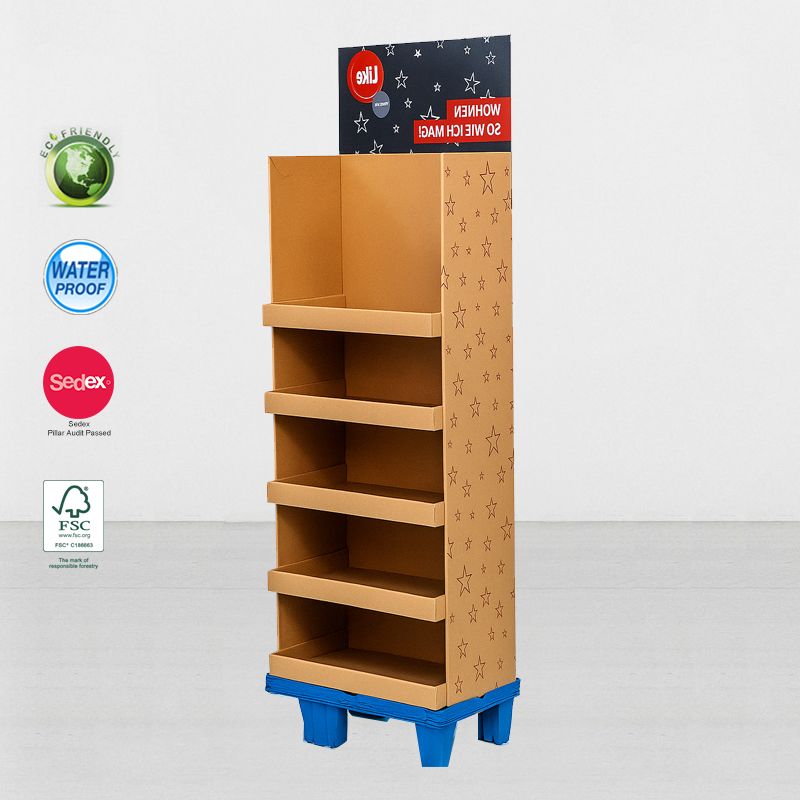 Durable Corrugated Display Stands for Retail Promotions