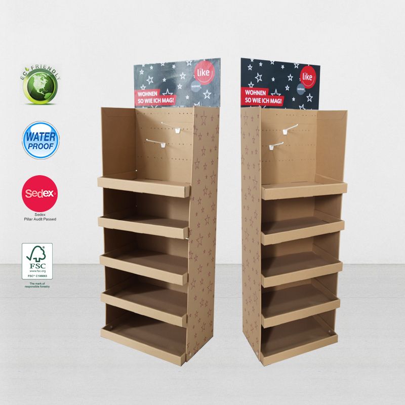 Durable Corrugated Display Stands for Retail Promotions