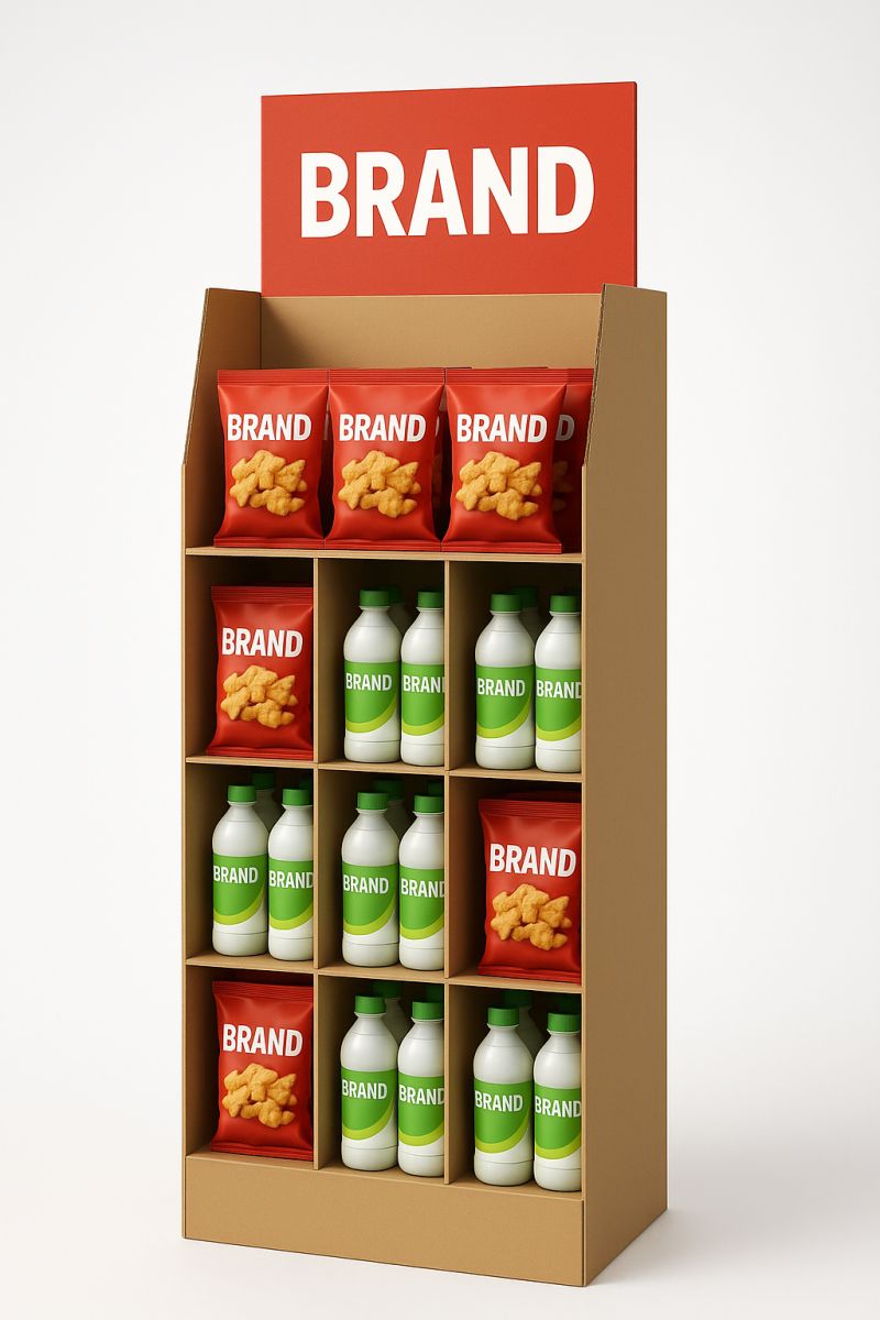 corrugated display stands