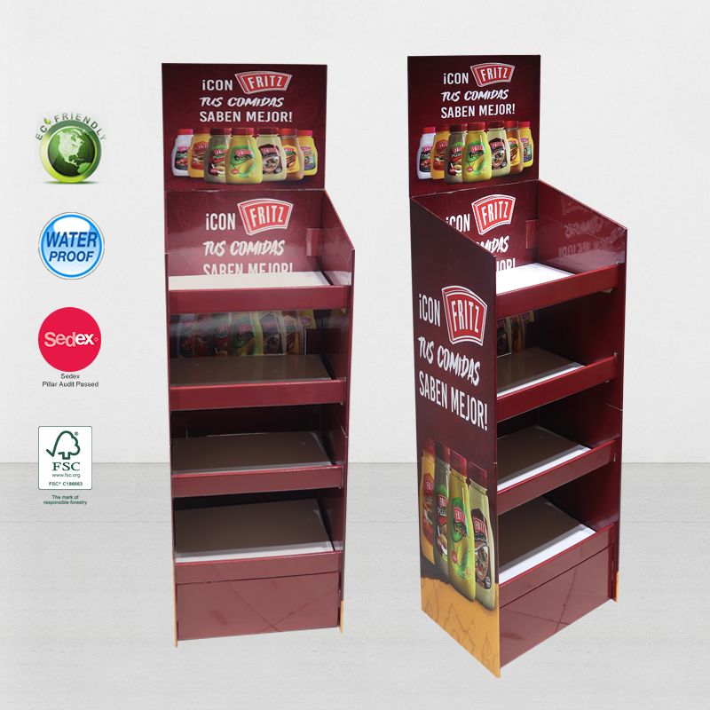 Funko Pop Cardboard Carton Display Stands for Retail