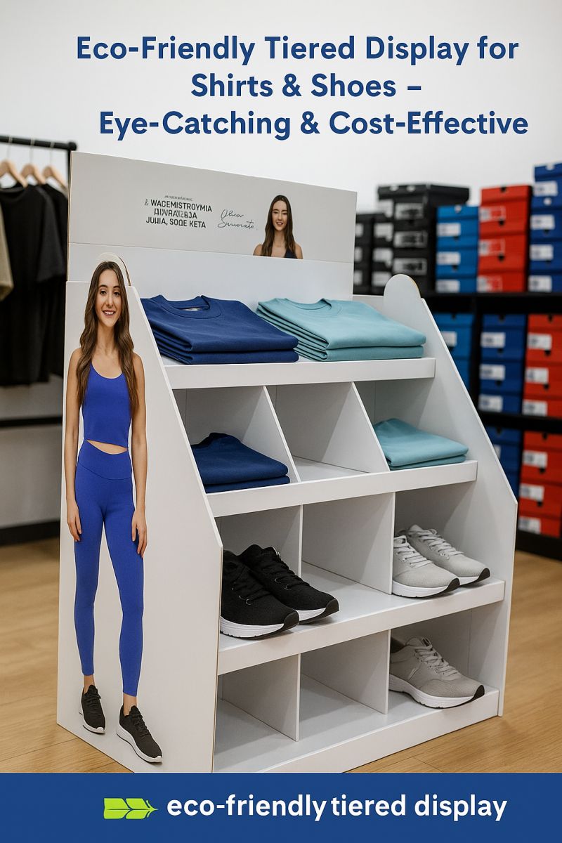 cardboard shoe display