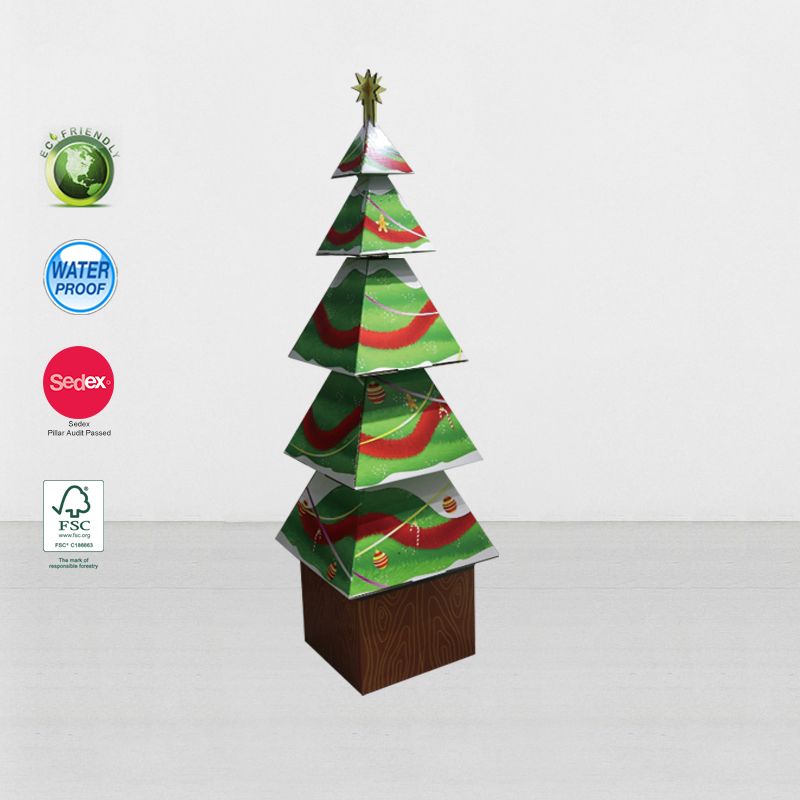 Halloween & Christmas DIY Cardboard Display Stand for Retail