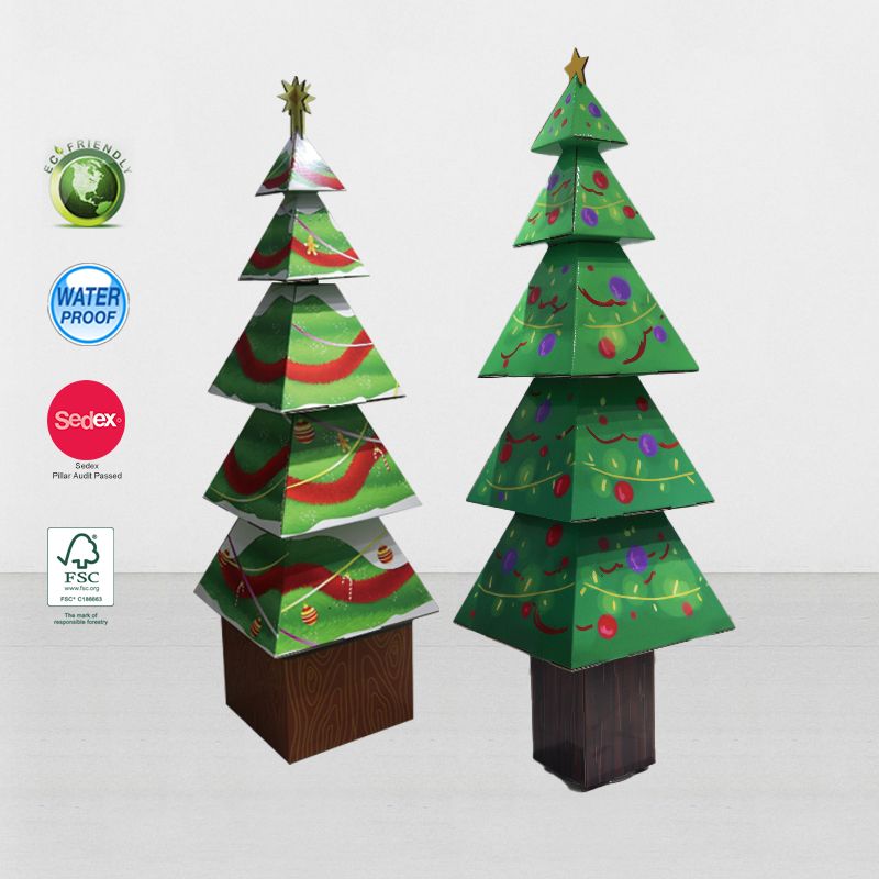 Halloween & Christmas DIY Cardboard Display Stand for Retail