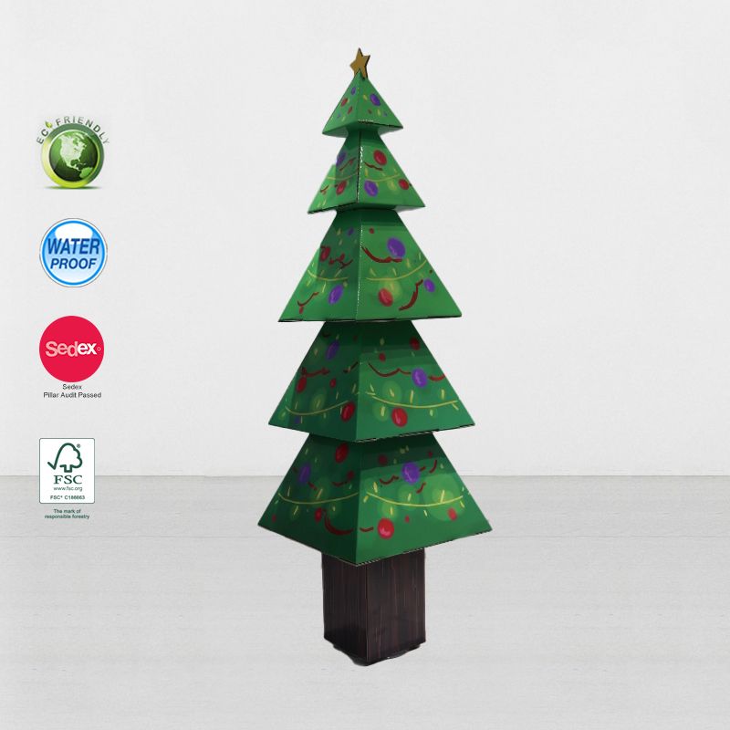 Halloween & Christmas DIY Cardboard Display Stand for Retail
