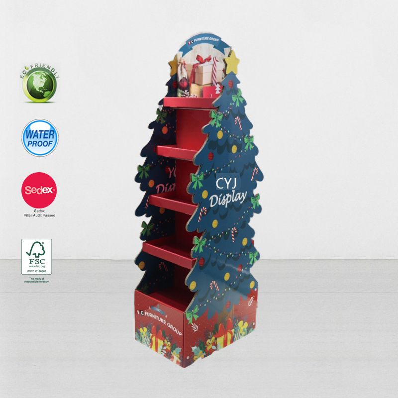 Halloween & Christmas DIY Cardboard Display Stand for Retail