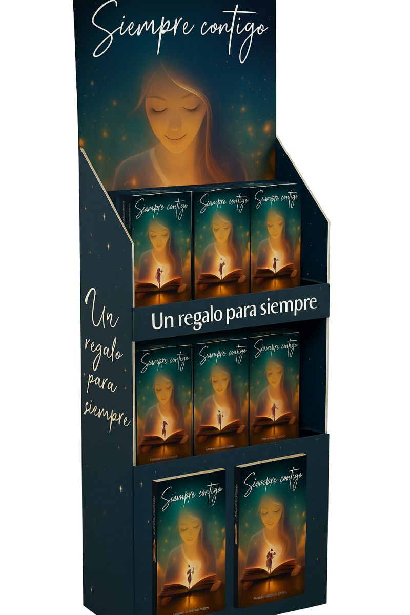 cardboard book display
