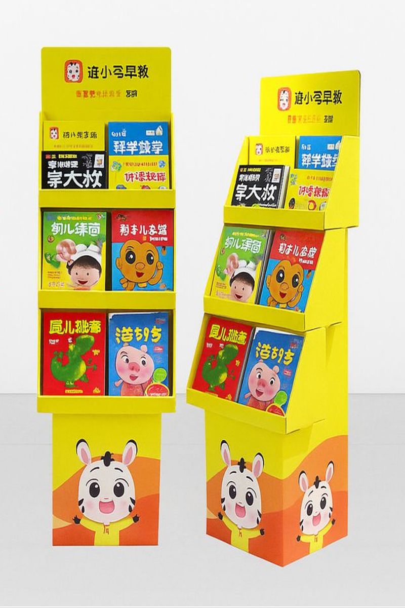 cardboard book display
