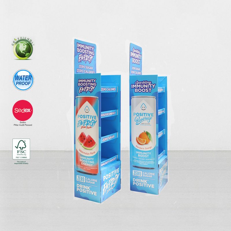 supermarket cardboard display stand
