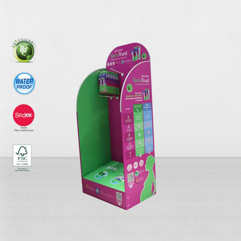 Tabletop Counter Hanging Display Stands With Hooks For accessories