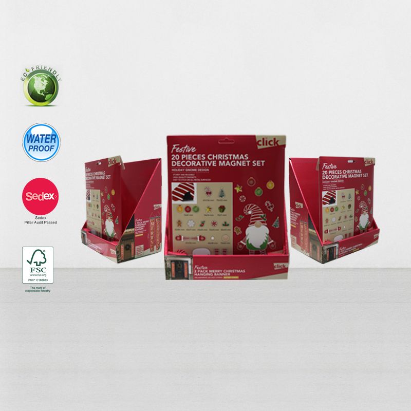 Printed Cardboard POS Retail Product Display Boxes For Greeting Card