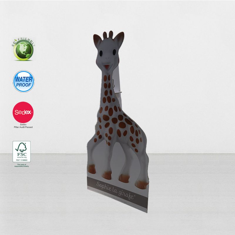 Custom Cardboard Cutout Standees Stand For Brand Advertising