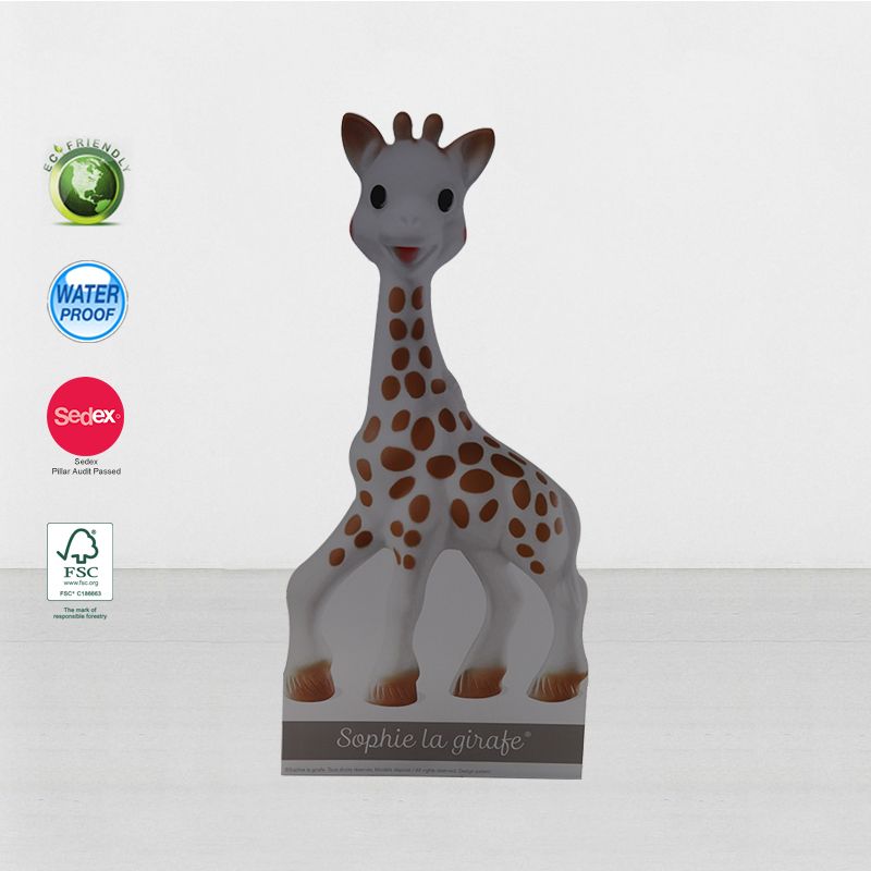 Custom Cardboard Cutout Standees Stand For Brand Advertising