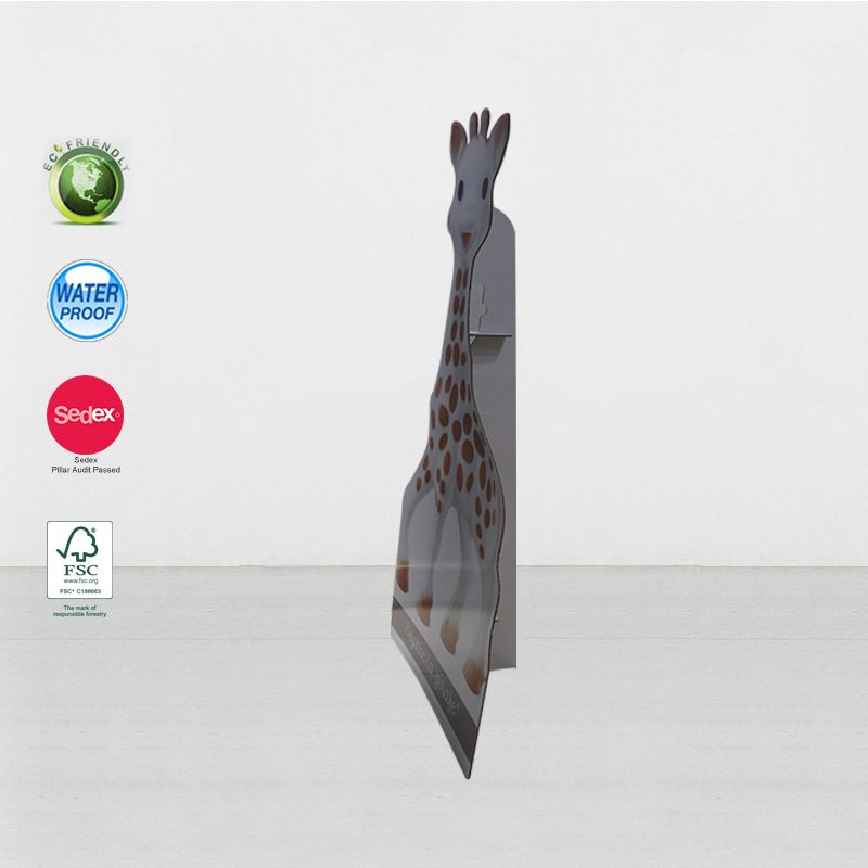 Custom Cardboard Cutout Standees Stand For Brand Advertising